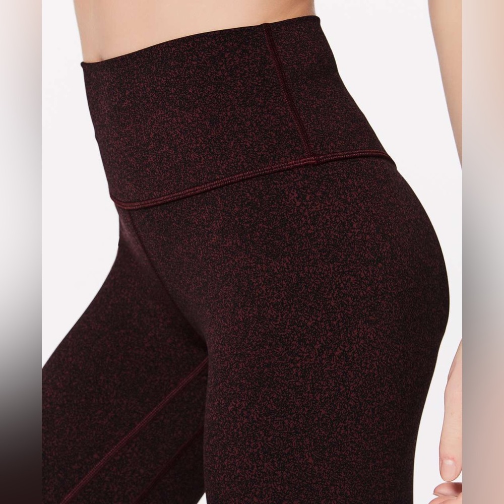 Lululemon Align Pant II Granulite Garnet Black Size 6